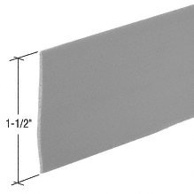 CRL Gray Shower Door Flat Vinyl Sweep - 100 ft