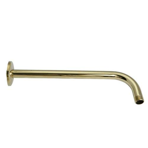 Kingston Brass K112A2 Claremont 12-Inch Shower Arm, Polished Brass