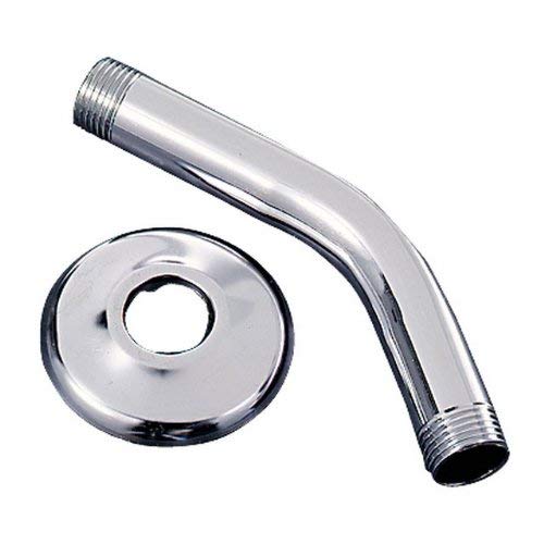 Plumb Craft 7657700T Plated Finish Shower Arm with Flange, Chrome