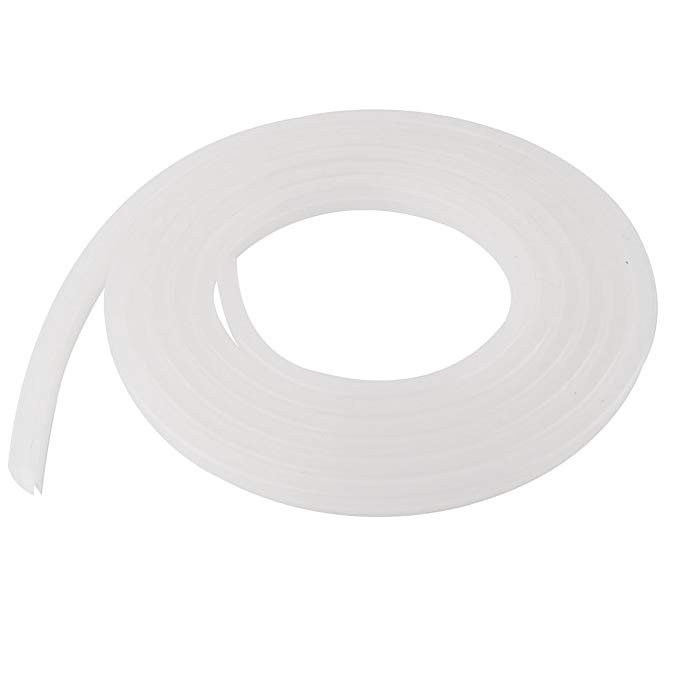 uxcell U Type Frameless Shower Door Bottom Seal for 3/8 inch Glass, 9.8 Ft Length