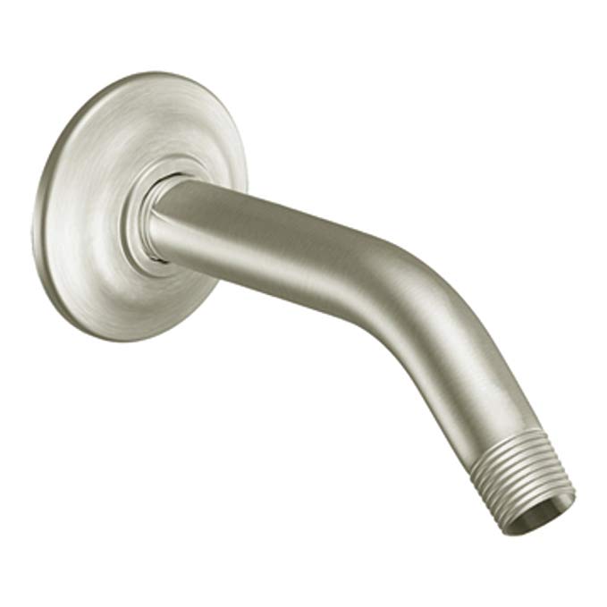 Moen S122Bn Showering Accessories-Premium 8-Inch Shower Arm, Brushed Nickel