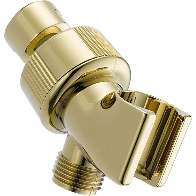 Delta Faucet U3401-PB-PK Adjustable Shower Arm Mount, Polished Brass