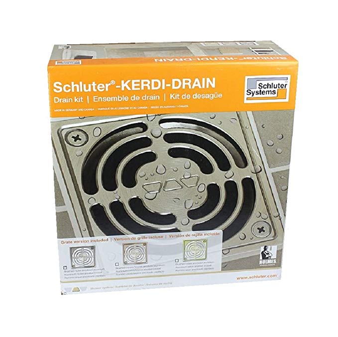 Schluter Systems Kerdi Drain Kit Residential/Commercial All Models Size/Type ABS/PVC, 2