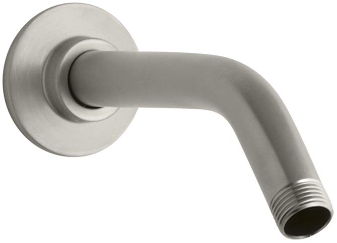 KOHLER K-7397-BN Showerarm and Flange, 7-1/2-Inch Long, Vibrant Brushed Nickel