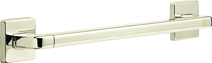 Delta Faucet 41918-PN Bath Safety Angular Modern Grab Bar, 18-Inch, Polished Nickel