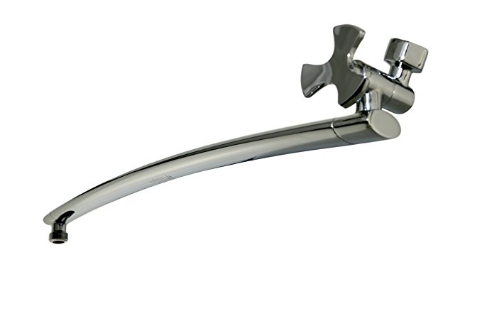 Vida Alegría REACH Solid Brass 18-Inch High Flow Shower Arm Extension (Chrome)